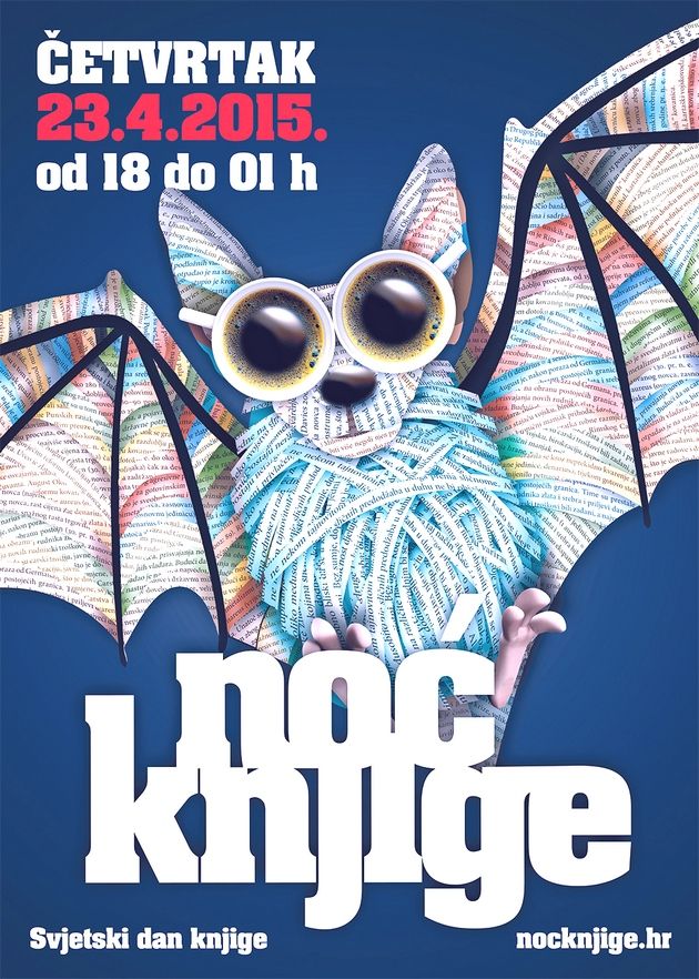 noć knjige plakat