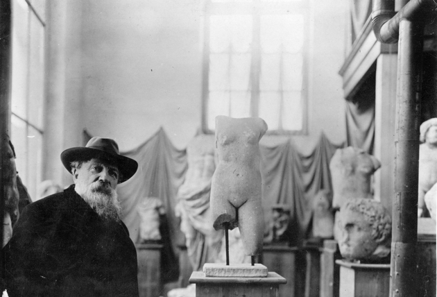 Auguste Rodin u svojem muzeju u Meudonu