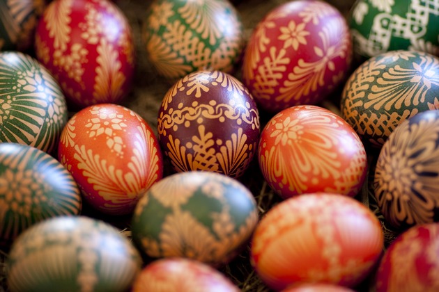 Sorbians Prepare Easter Eggs