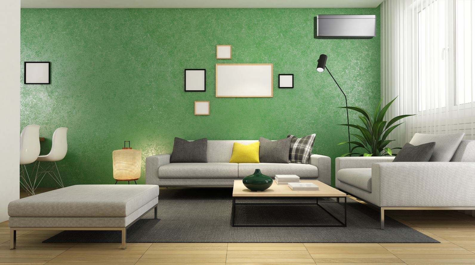 Stylish-green room