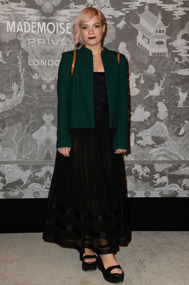 Mademoiselle-Privé_Saatchi-Gallery-London_Photocall-pictures-by-Dave-Benett_Lily-Allen