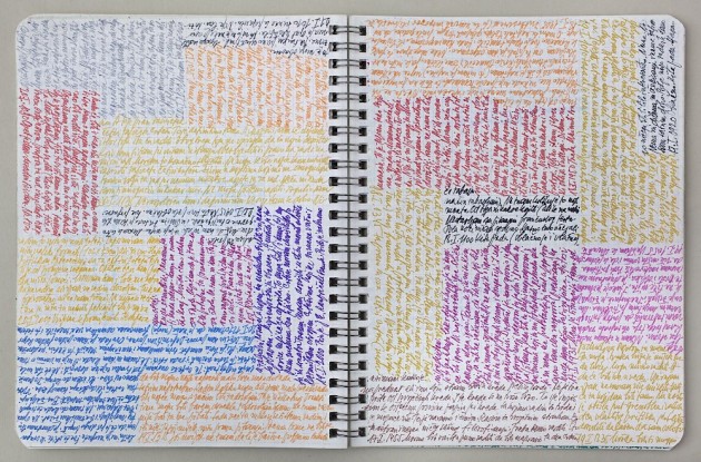 Banalni dnevnici 1975 - 2003 bilježnica, kemijske olovke