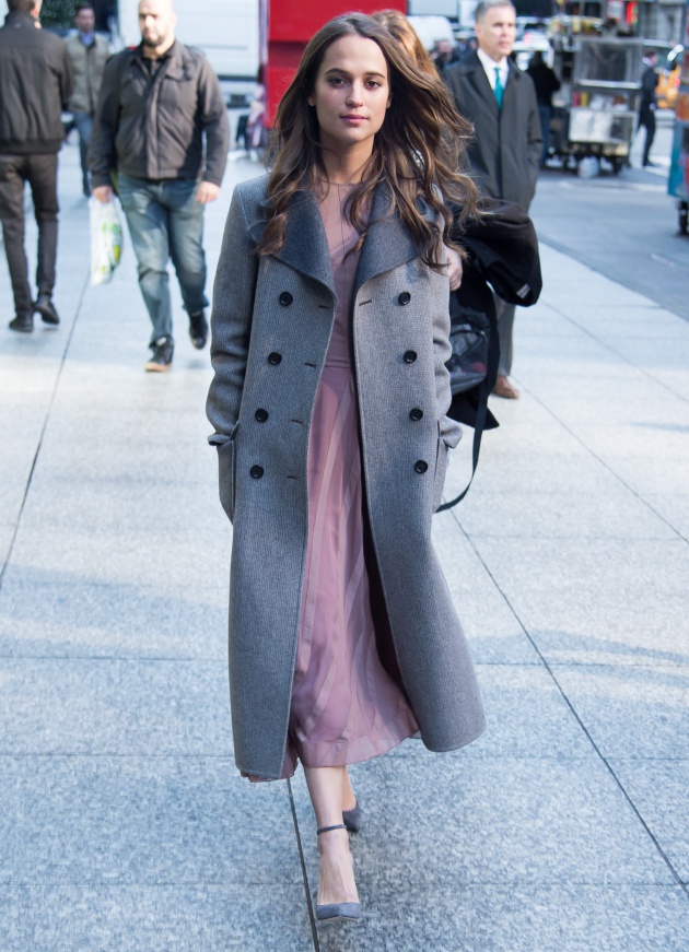 Alicia Vikander Sighting In New York City