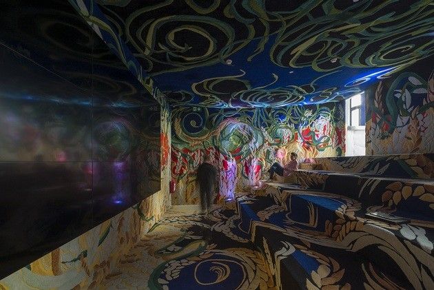 Tepih soba, Muzej Apoksiomena, soba za projekcije, Mali Lošinj