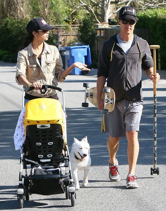 Camila Alves i Matthew McConaughey (Bugaboo Bee³ kolica)