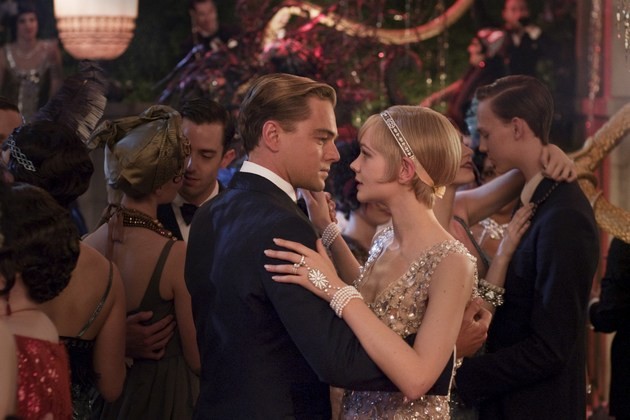 (L-r) LEONARDO DiCAPRIO as Jay Gatsby and CAREY MULLIGAN as Daisy Buchanan in Warner Bros. Pictures’ and Village Roadshow Pictures’ drama “THE GREAT GATSBY,” a Warner Bros. Pictures release.