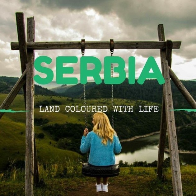 serbia colored with life