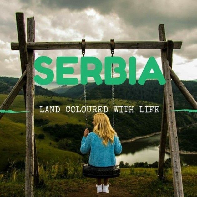 serbia colored with life