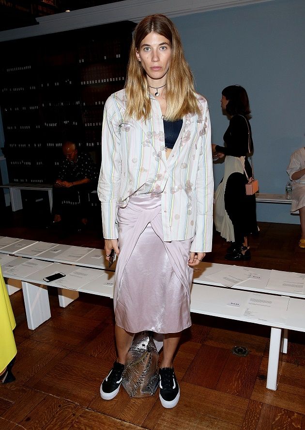 NEW YORK, NY - SEPTEMBER 11: Veronika Heilbrunner attends Sies Marjan Front Row September 2016 during New York Fashion Week on September 11, 2016 in New York City. (Photo by Robin Marchant/Getty Images)