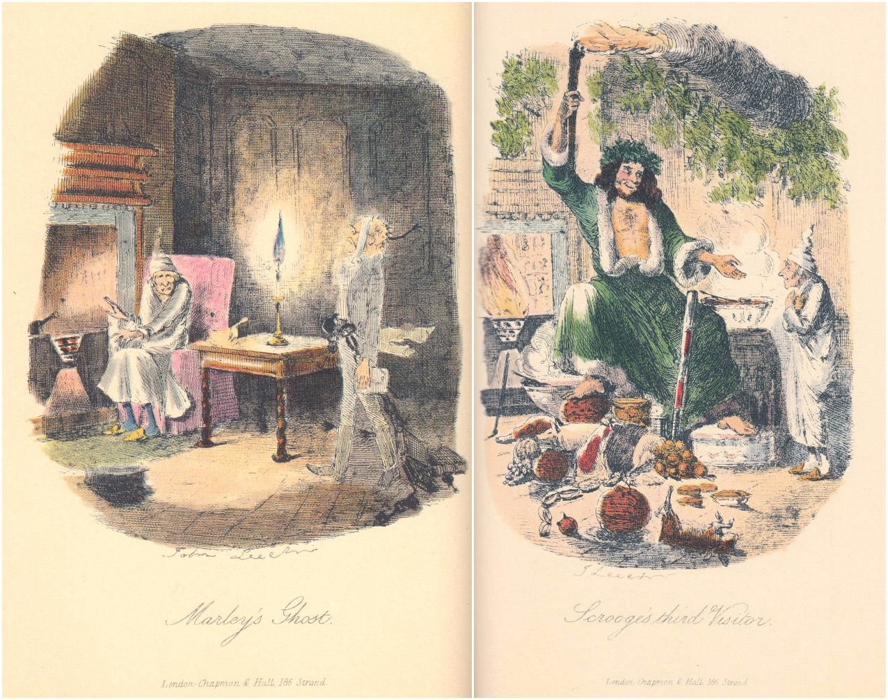 Božićna Priča, ilustracije Johna Leecha