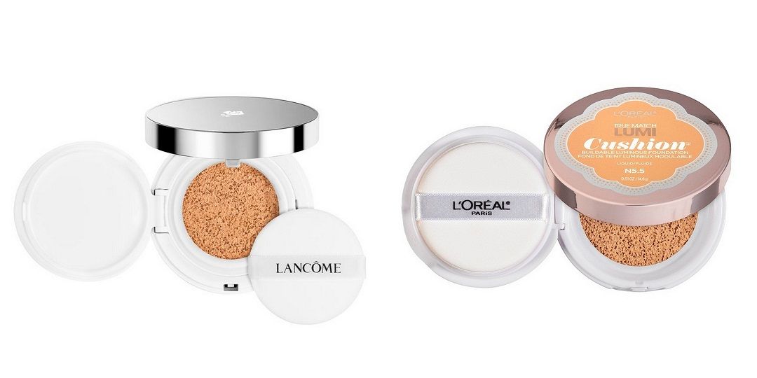 Lancome Cushion Compact Foundation / L’Oreal Paris True Match Lumi Cushion Foundation 