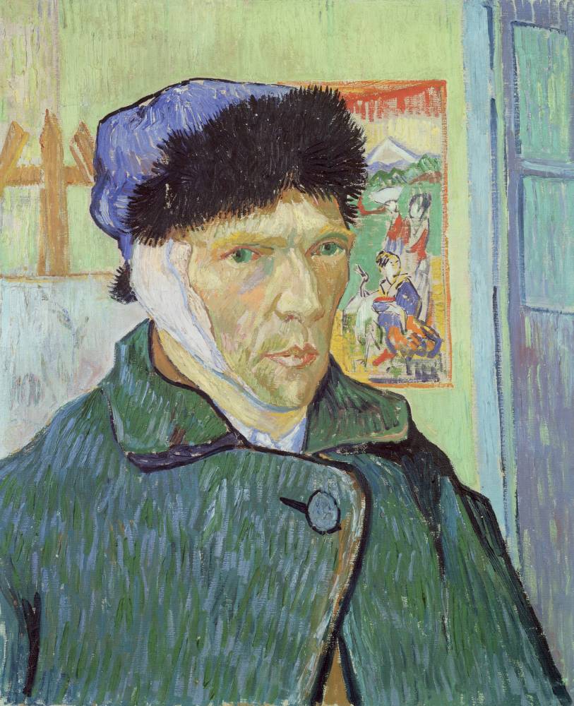 Autoportret sa zavojem, 1889., Vincent van Gogh