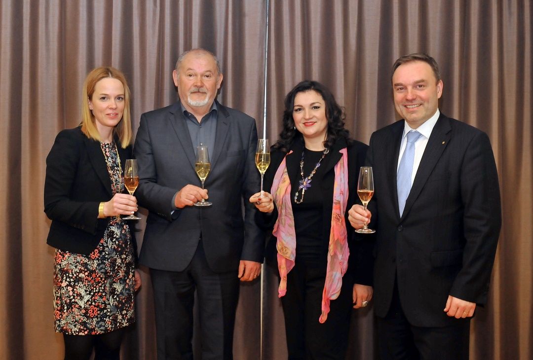 Nina Levičnik, Rado Stojanovič, Marija Vukelić i Jakob Štunf