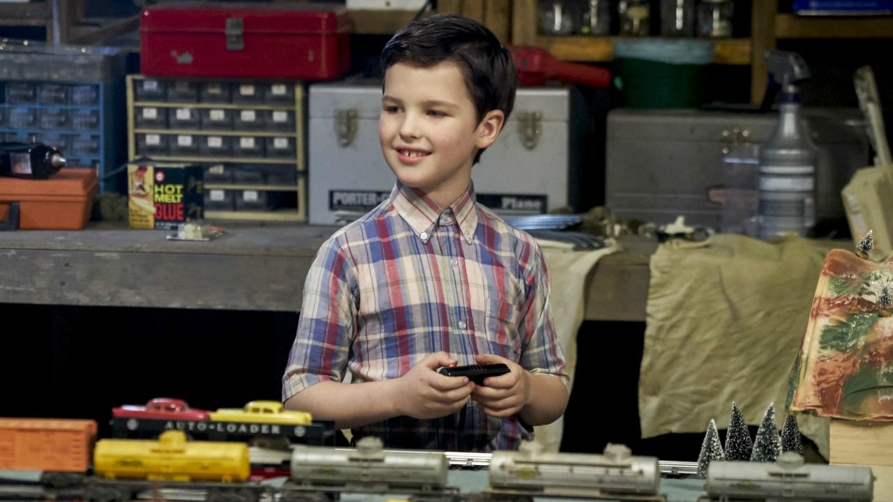 YOUNG SHELDON is a new half-hour, single-camera comedy created by Chuck Lorre and Steven Molaro, that introduces "The Big Bang Theory's" Sheldon Cooper  (Iain Armitage), a 9-year-old genius living with his family in East Texas and going to high school.  YOUNG SHELDON will have a special Monday launch behind the season premiere of THE BIG BANG THEORY on Sept. 25 (8:30-9:00 PM, ET/PT).  On Nov. 2, YOUNG SHELDON will move to its regular time period, Thursdays (8:30-9:00 PM, ET/PT) on the CBS Television Network. Photo: Robert Voets/CBS ÃÂ©2017 CBS Broadcasting, Inc. All Rights Reserved.