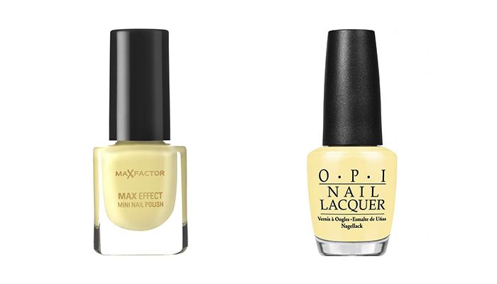 Max Factor Mellow Yellow / O.P.I One Chic Chick