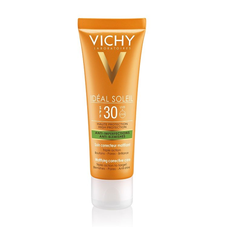 Vichy Ideal Soleil matirajuća korektivna njega protiv nepravilnosti 