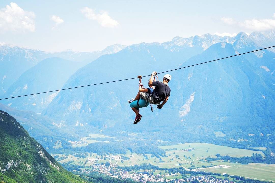 Zipline Slovenija, Bovec (@urskapersak)