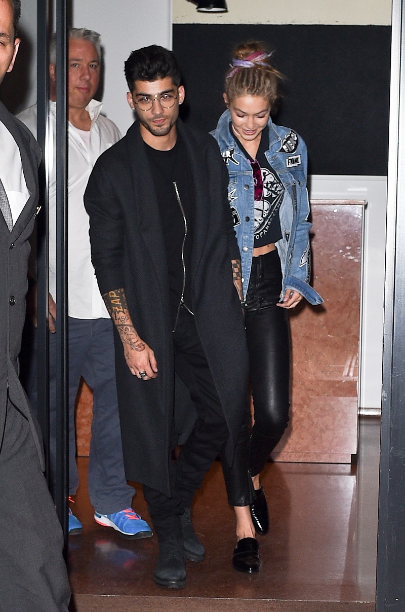 Zayn Malik & Gigi Hadid are seen leaving their apartment in New York.