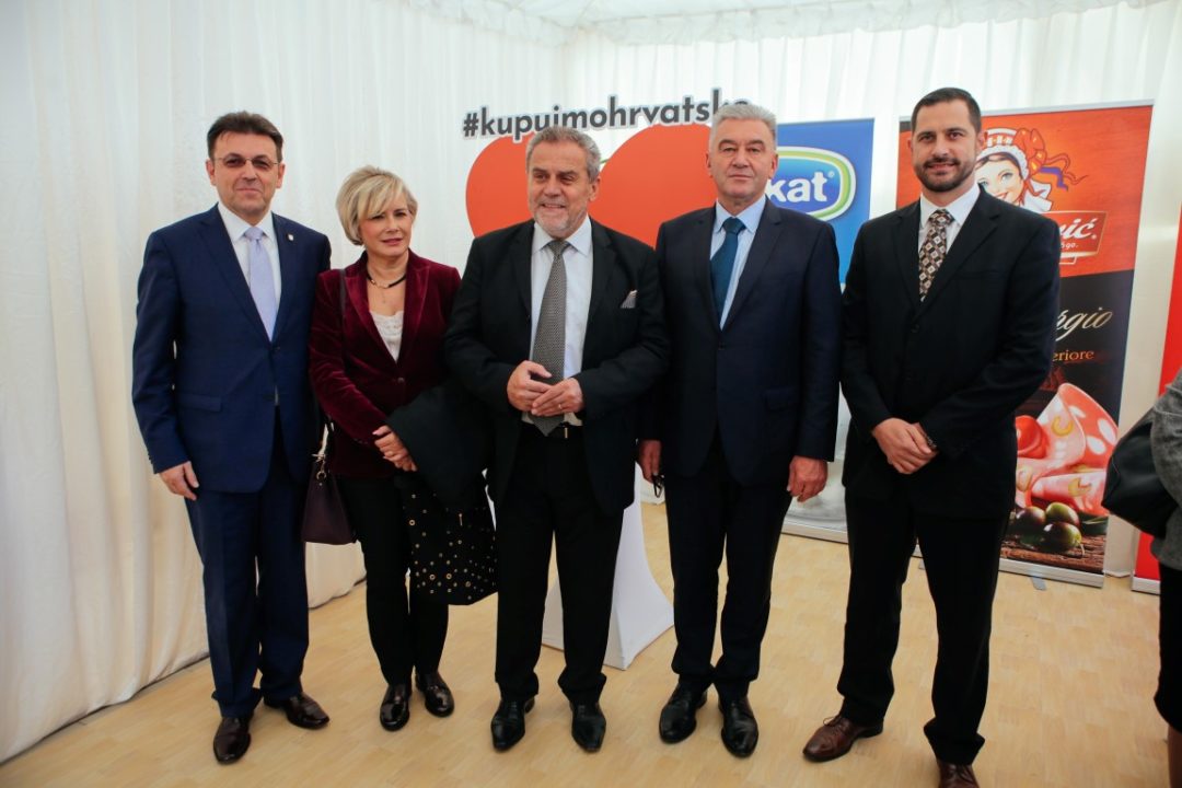 Predsjednik HGK Luka Burilović, Mirjana Čagalj (HGK), Milan Bandić, Josip Zaher (HGK), Tonči Glavina