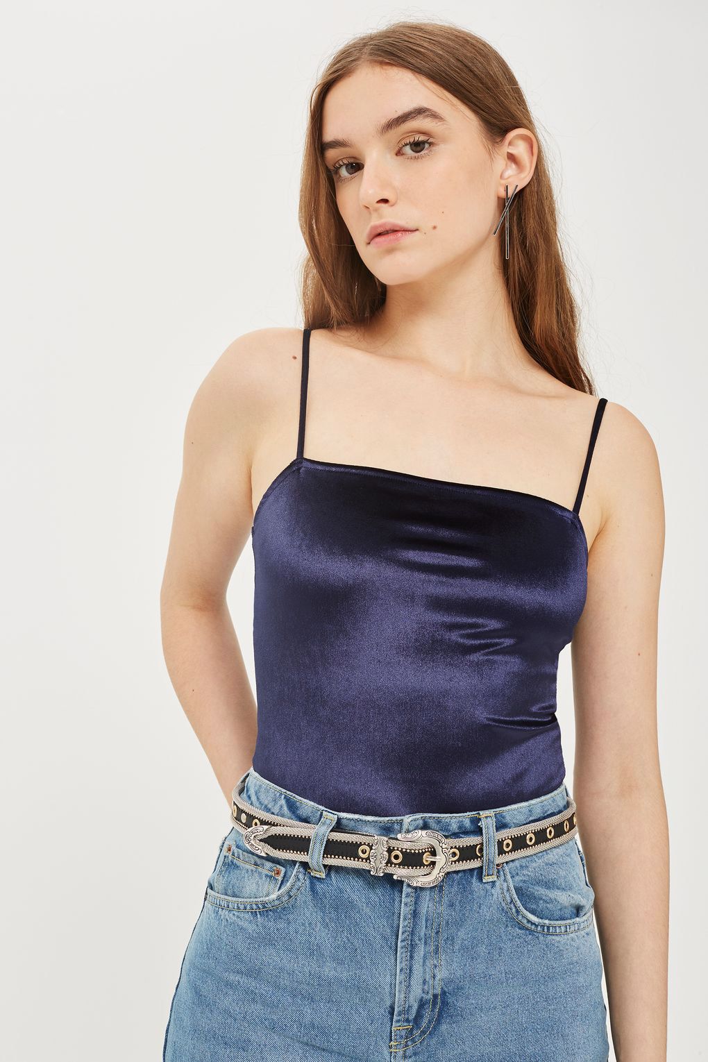 Baršunasti bodi Topshop
