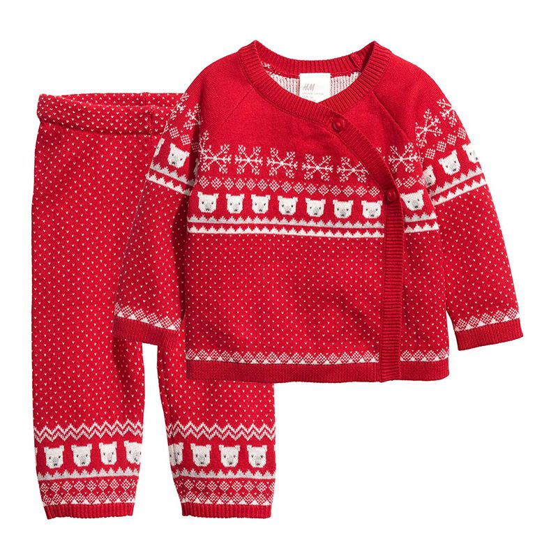 Baby božićni džemperi H&M