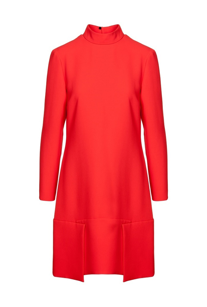 Crvena haljina zima 2017.