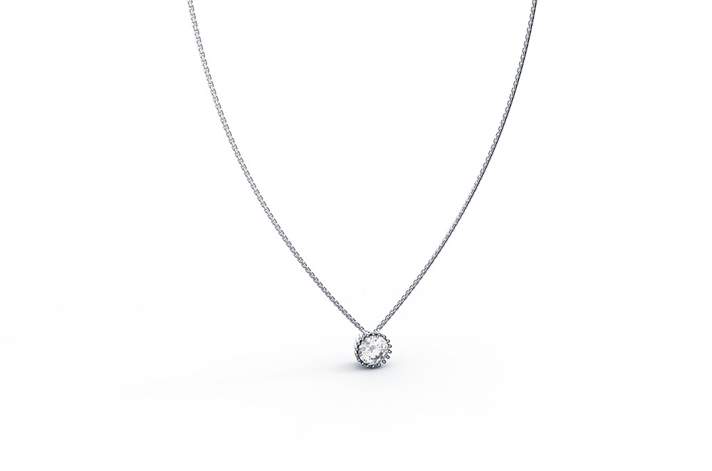 srebrna ogrlica sa cirkonim, Argentum, cijena 149 kn