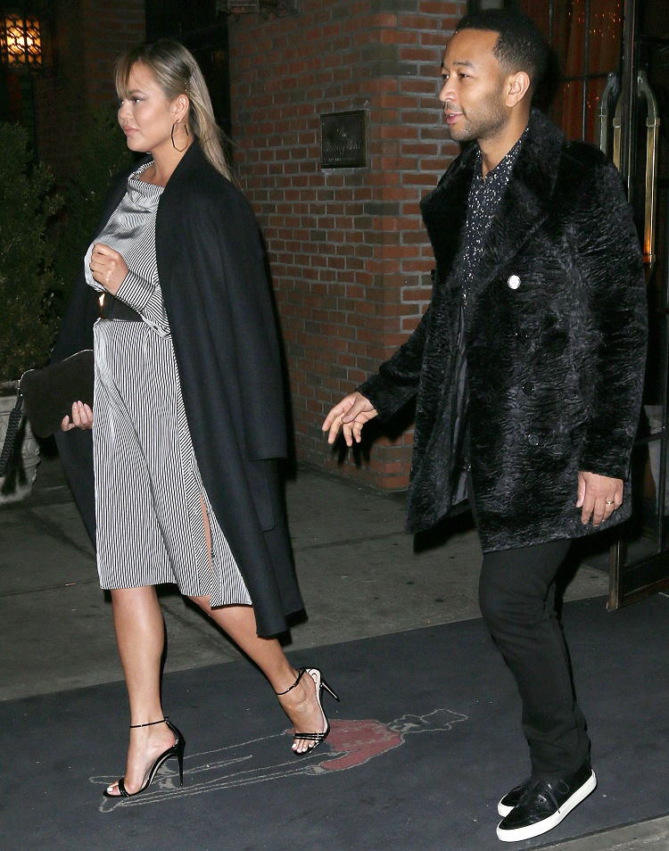 Chrissy Teigen and John Legend out and about in New York City