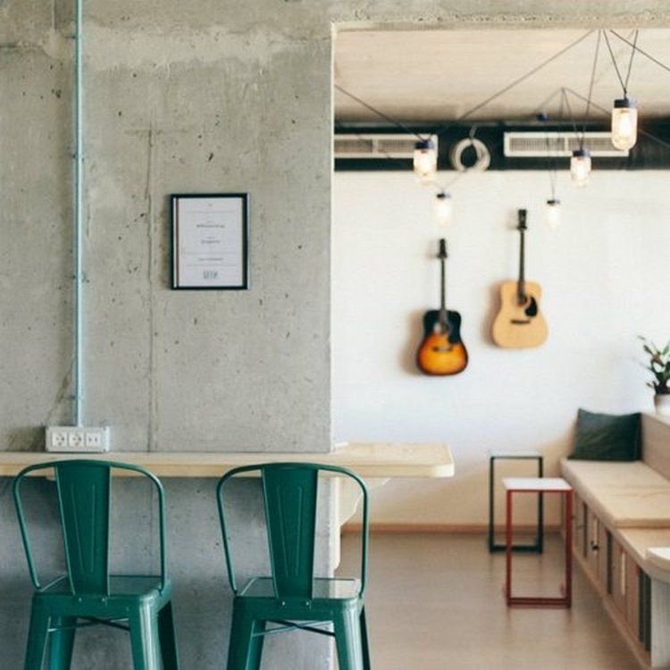 Guitars+on+the+Wall+at+WIP+Coworking