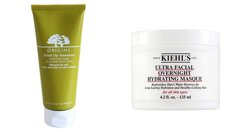 Origins Drink Up Intensive Overnight Mask i Kiehl's Ultra Facial Overnight Hydrating Mask