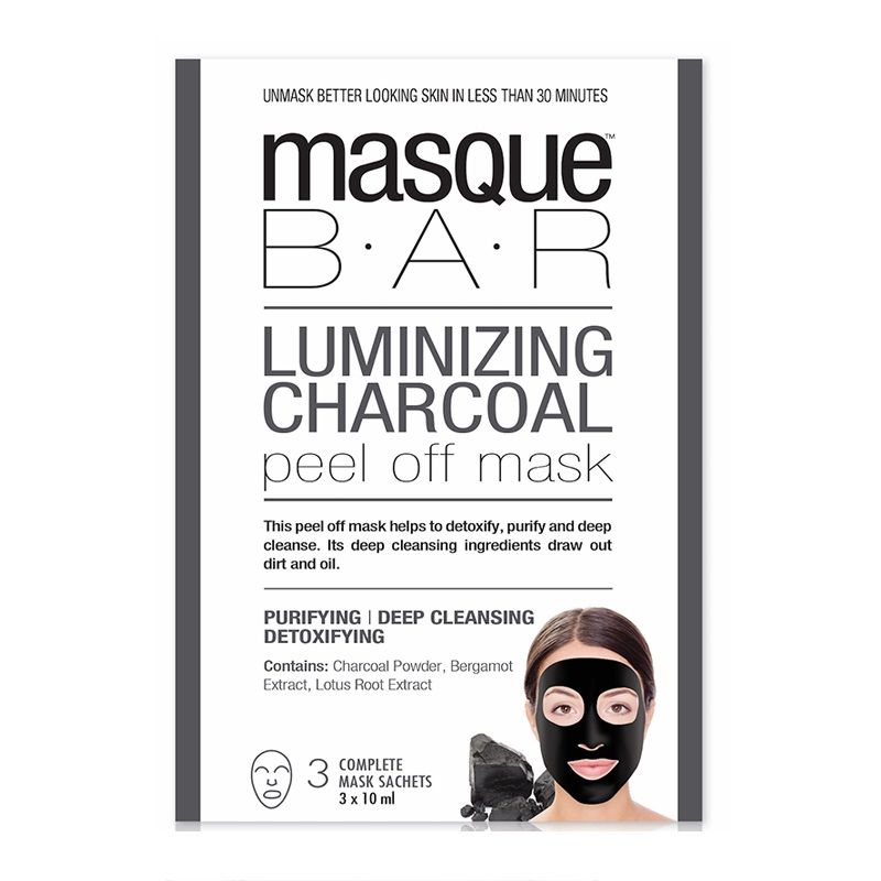 masqueBAR Luminizing Charcoal Peel Off Mask