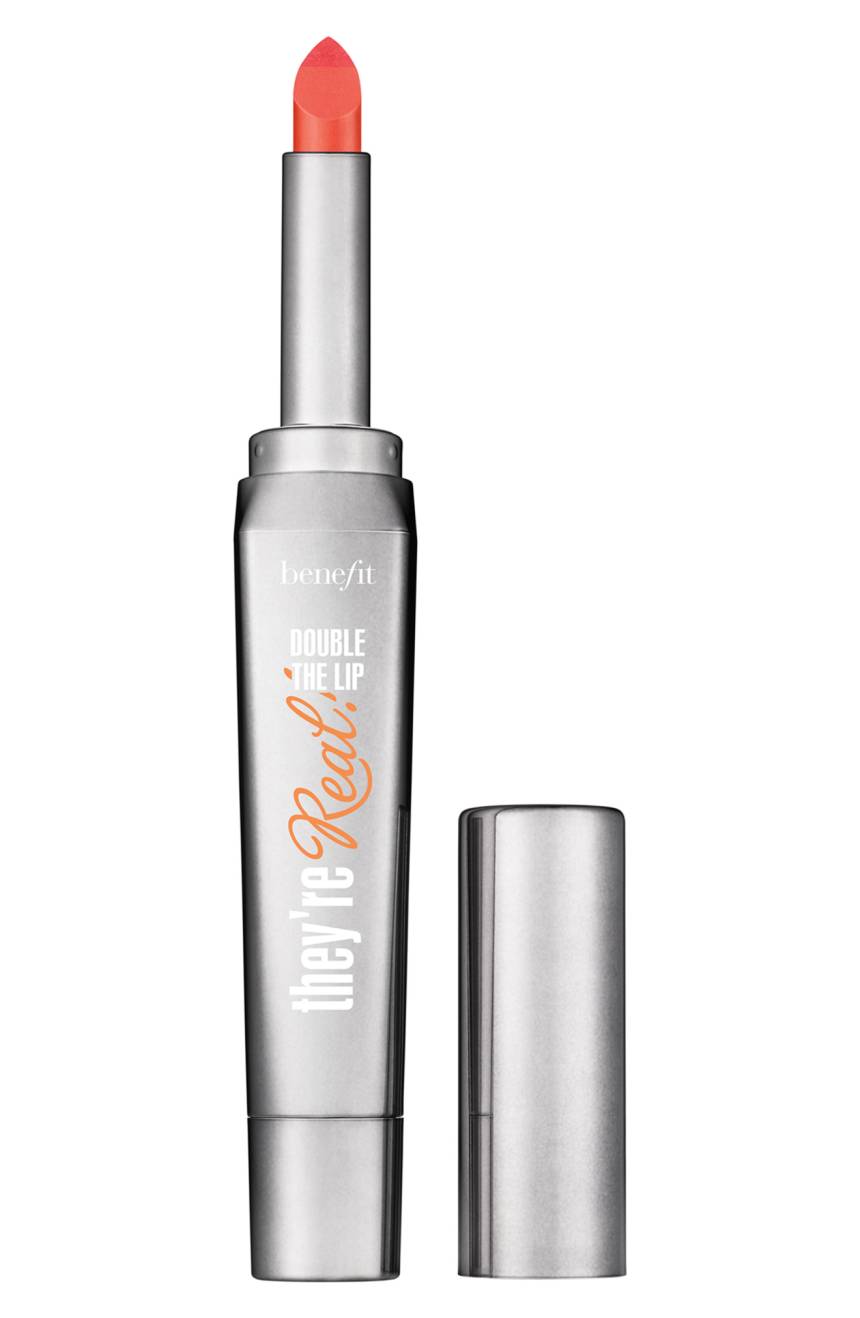Benefit They're Real! Double the Lip Lipstick & Liner in One - Coral Confessions