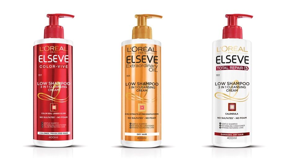 L'Oreal Paris Elseve Low Shampoo linija