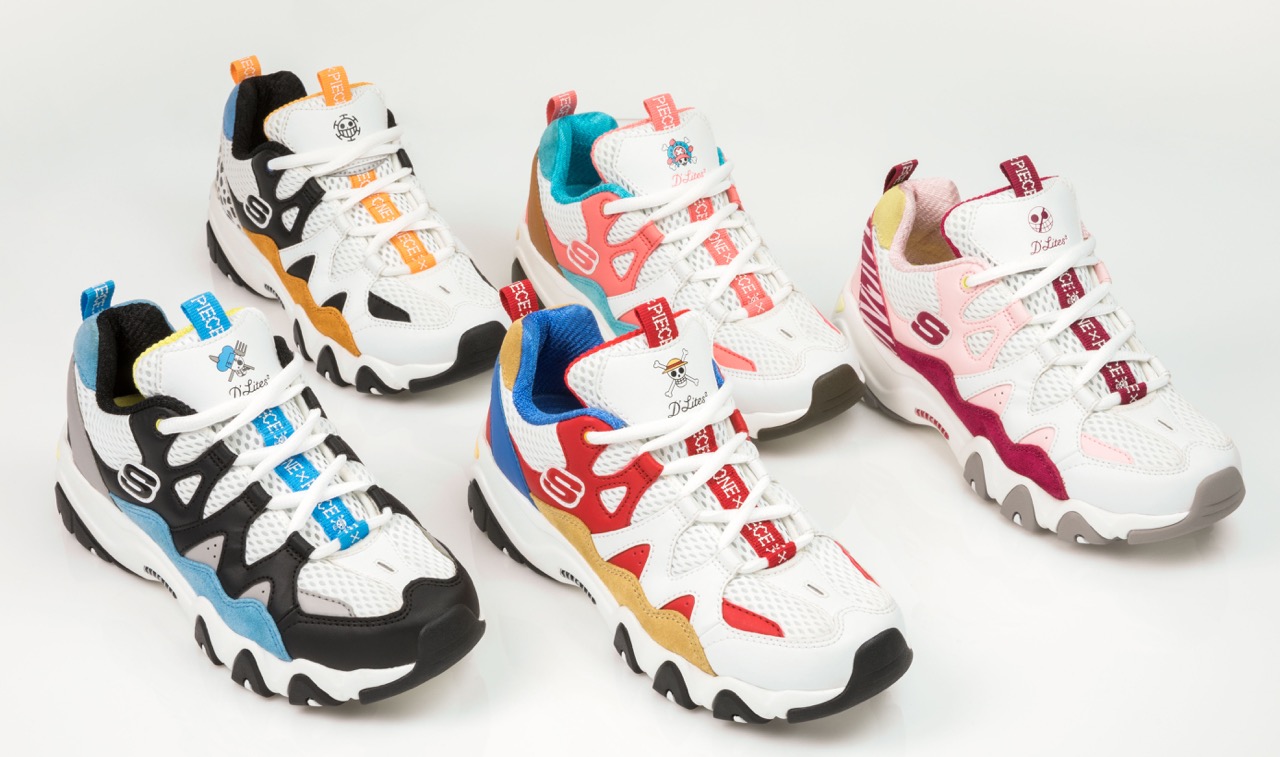 Skechers D'Lites x One Piece Collection_Cropped