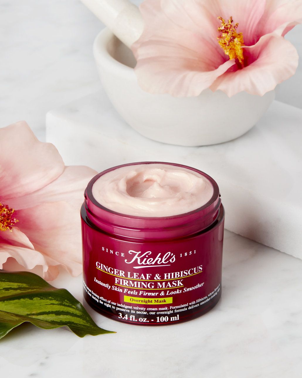 Kiehl's Ginger Leaf & Hibiscus Firming maska za lice