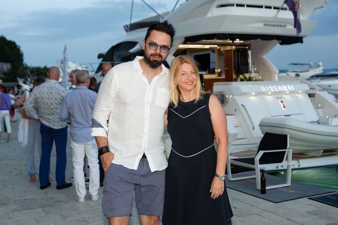 Petar Grašo i Sanela Milinić, direktorica marketinga Sunseeker Adriatic