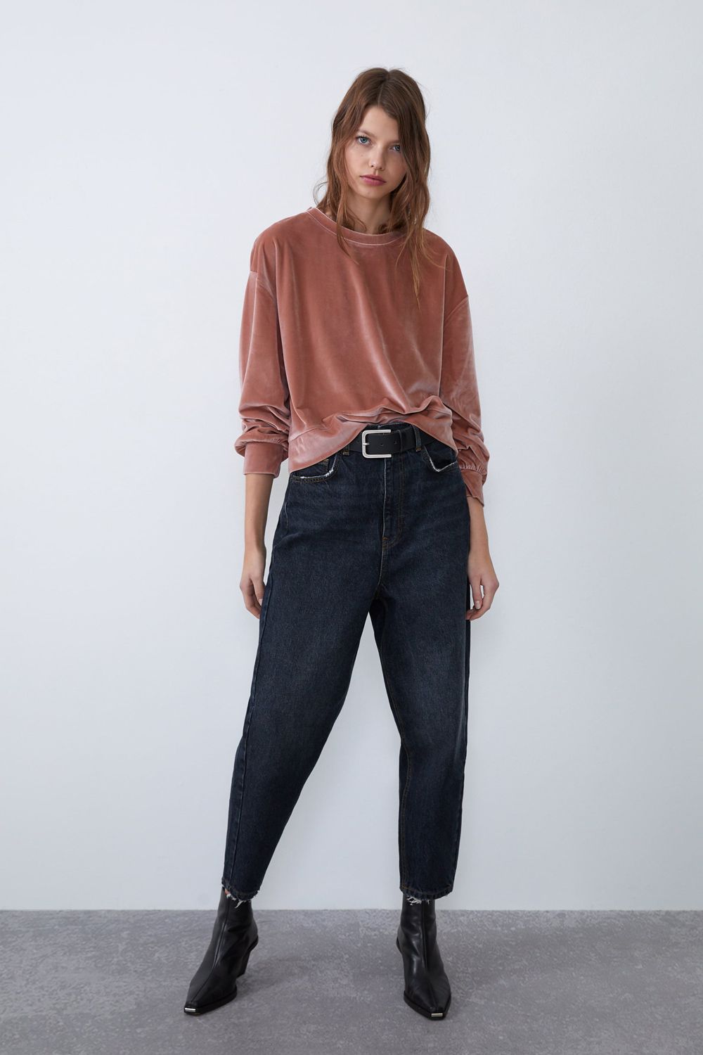 Zara top od baršuna