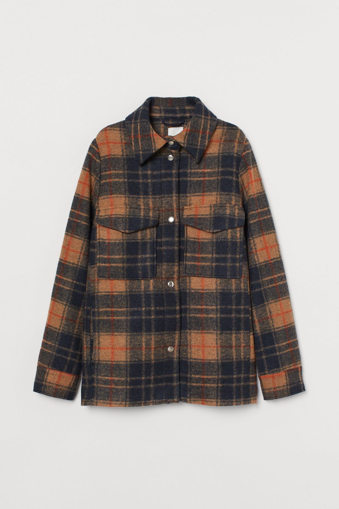 H&M karirani košulja blejzer zima 2019