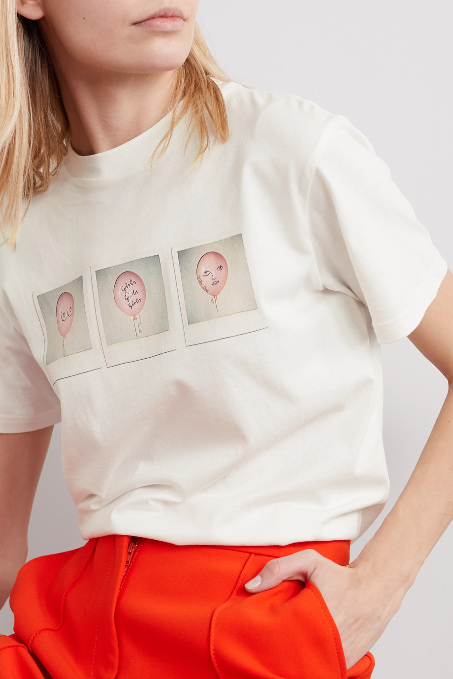 Net-a-Porter x ALEXACHUNG International Women's Day T-shirt 2020.