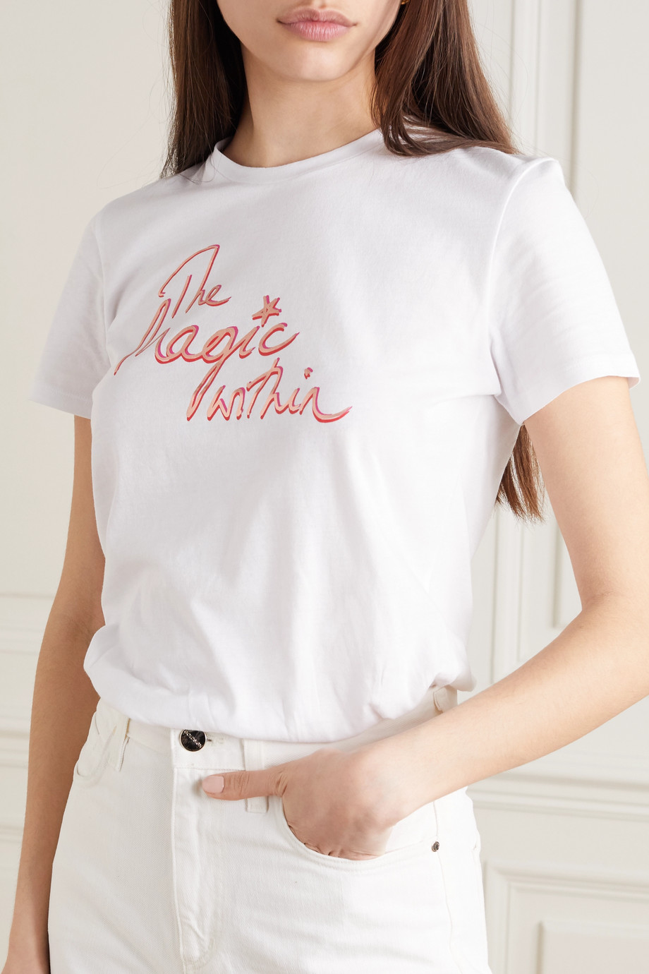 Net-a-Porter x Charlotte Tilbury International Women's Day T-shirt 2020.