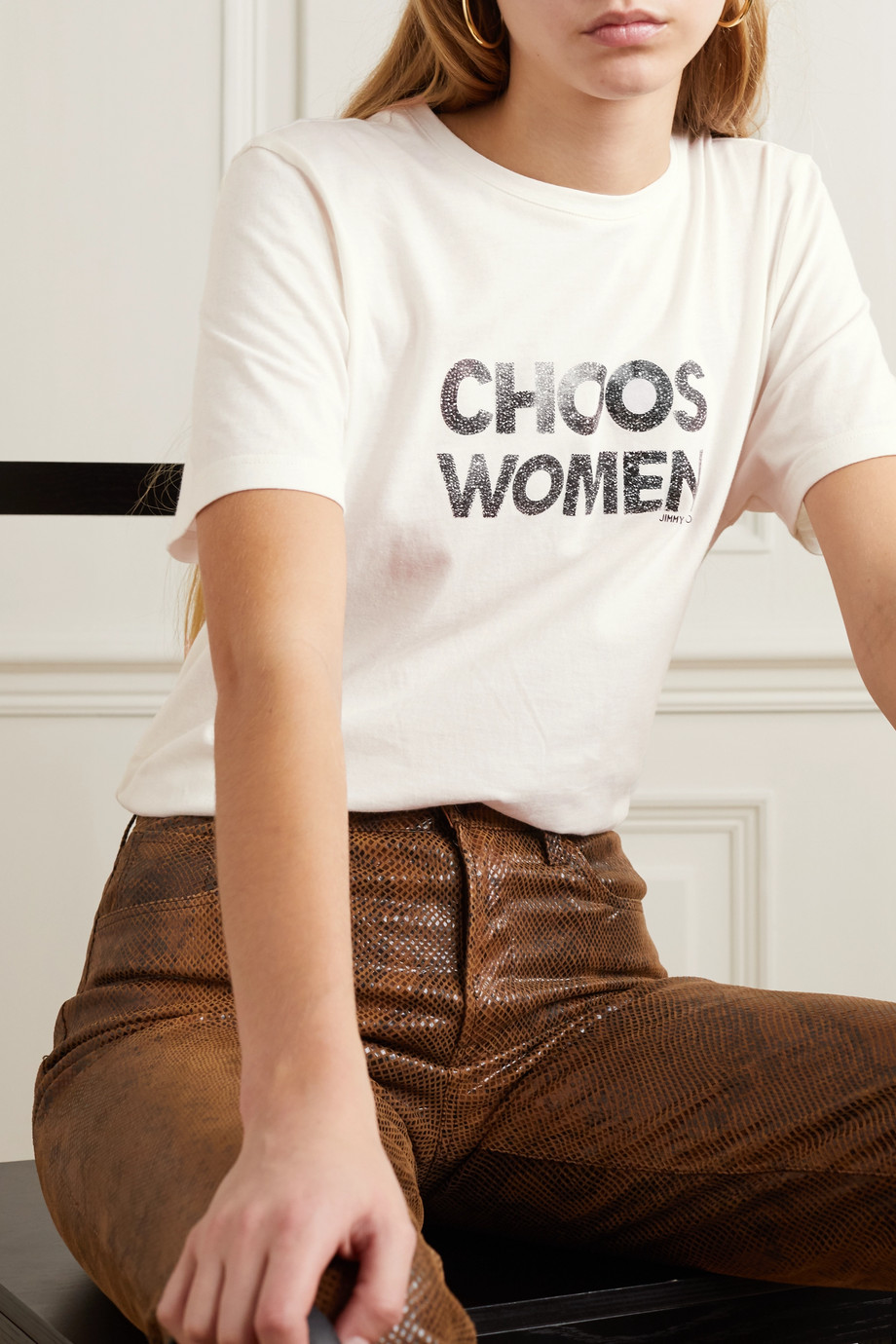 Net-a-Porter x Jimmy Choo International Women's Day T-shirt 2020.