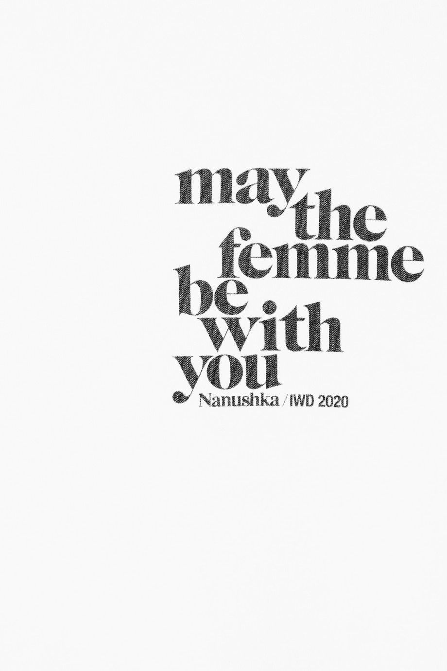 Net-a-Porter x Nanushka International Women's Day T-shirt 2020.