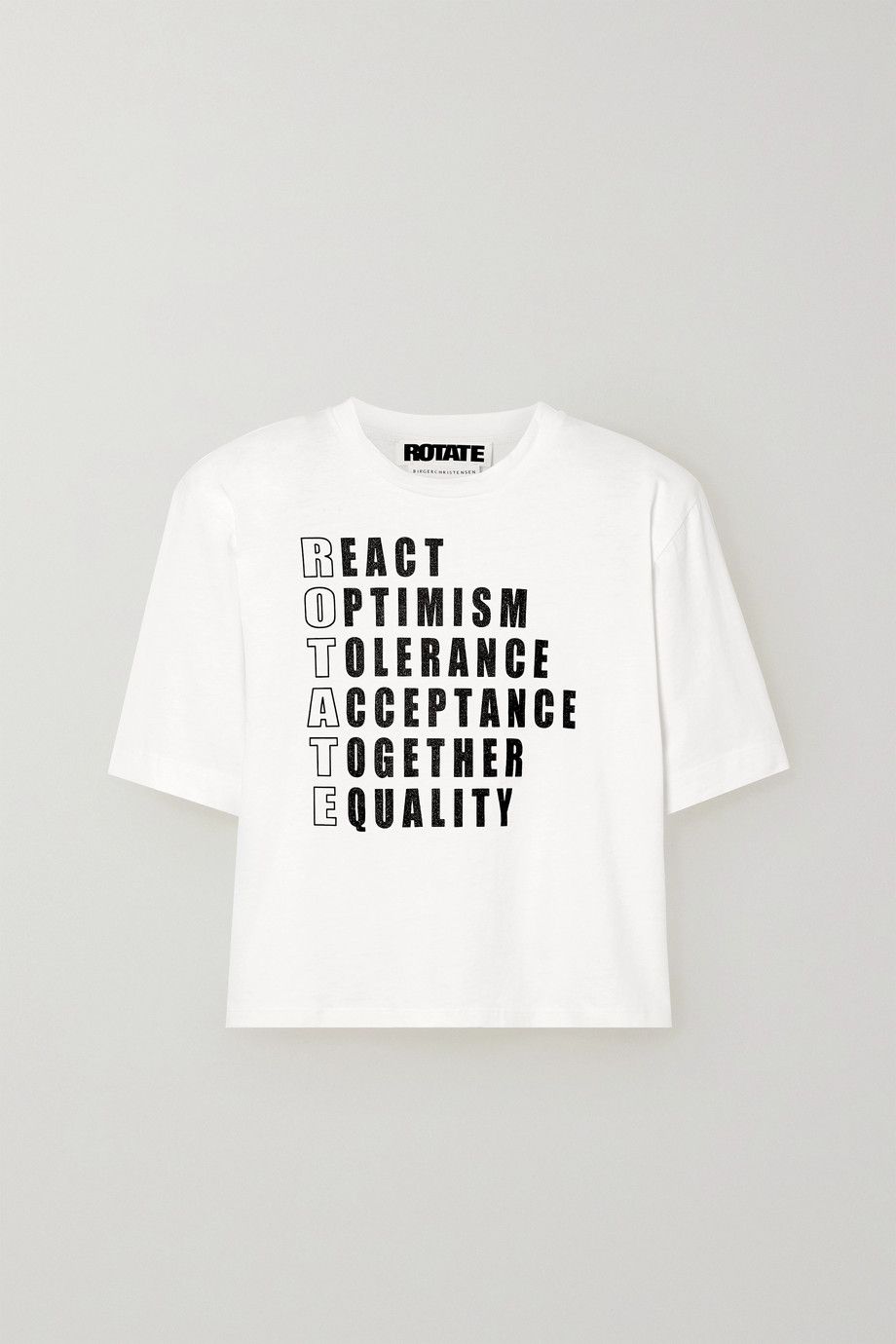 Net-a-Porter x ROTATE Birger Christensen International Women's Day T-shirt 2020.