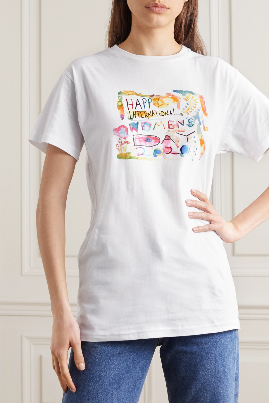 Net-a-Porter x Rosie Assoulin International Women's Day T-shirt 2020.