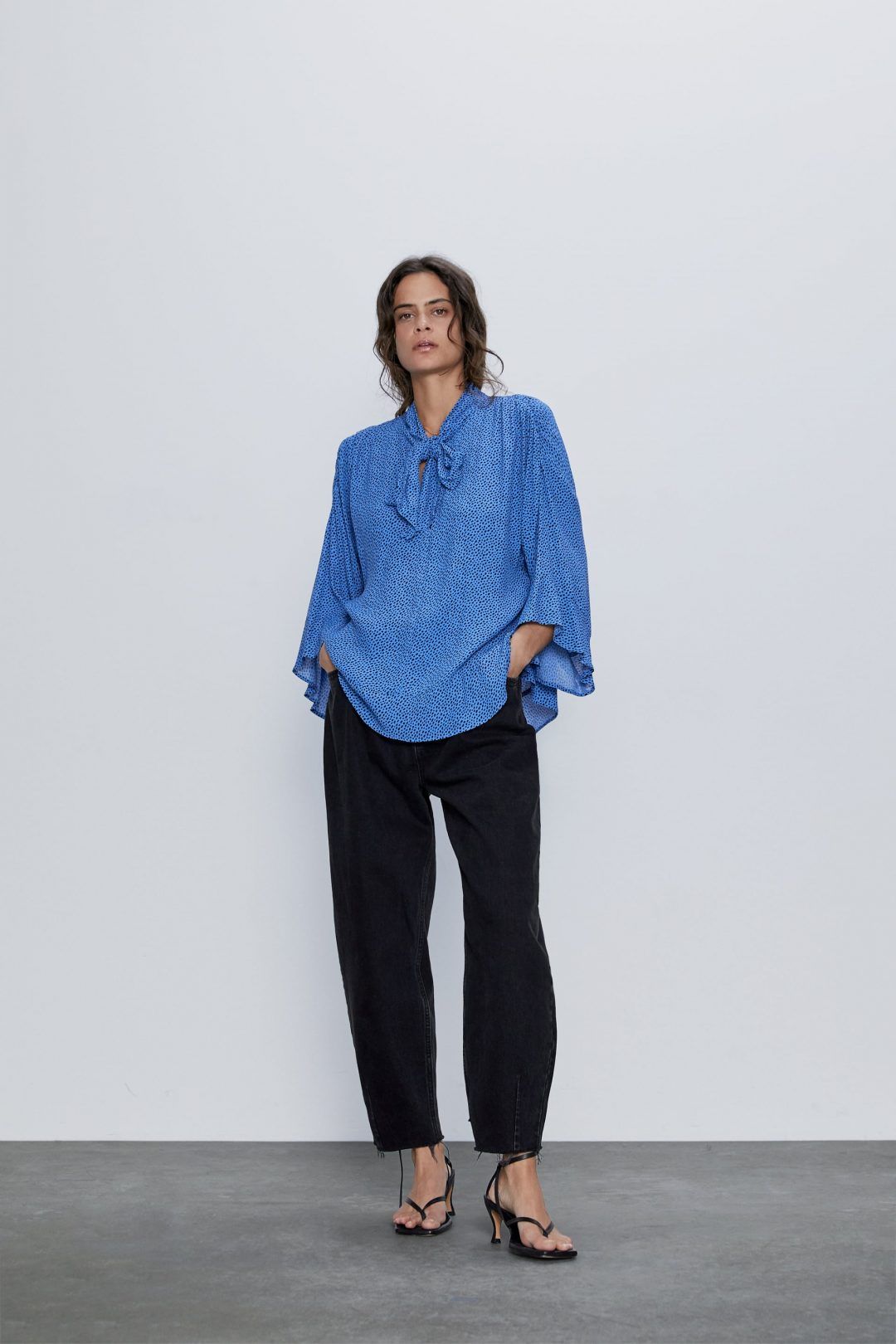 Zara bluza s mašnom 2020