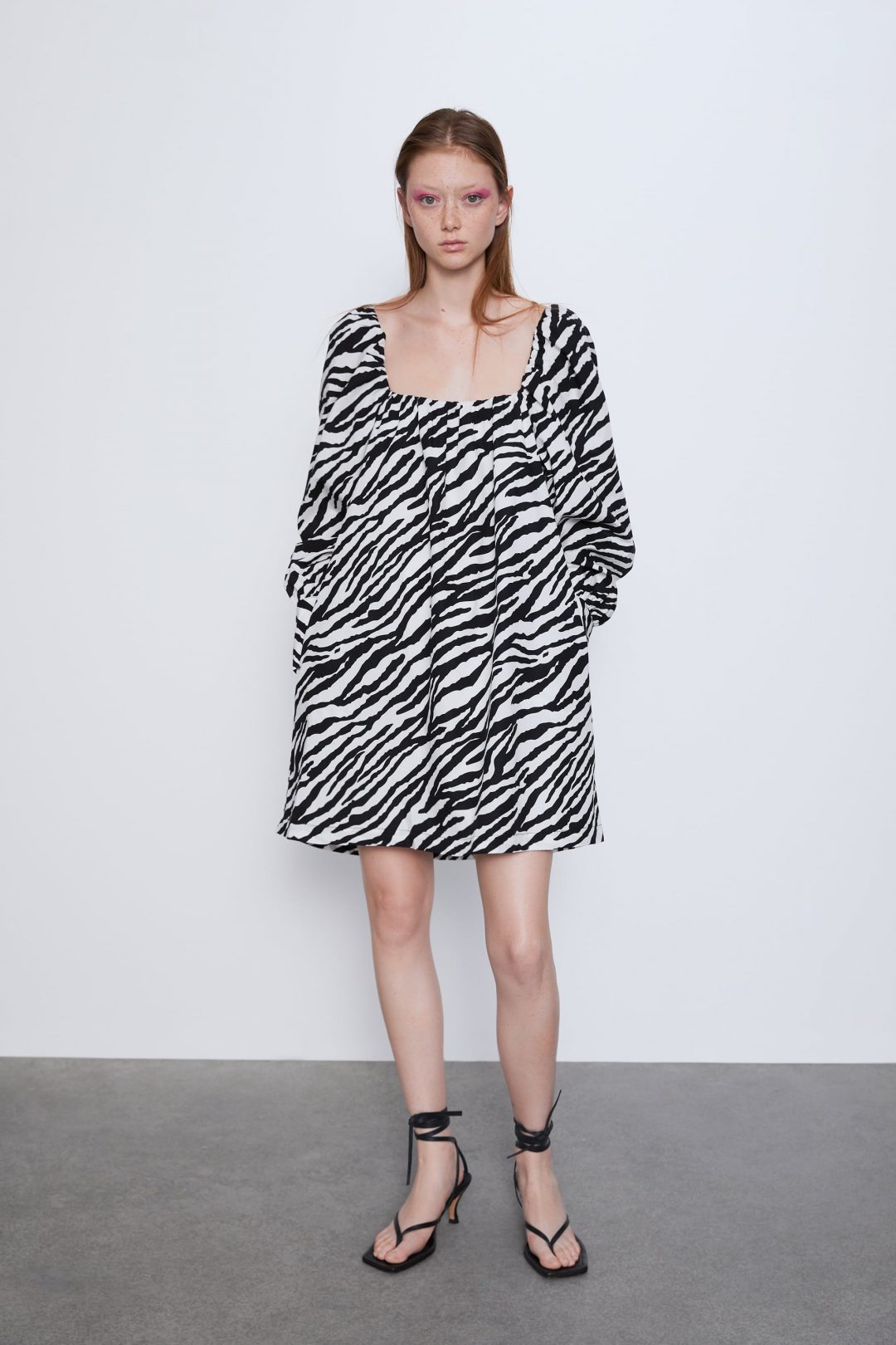 životinjski uzorci proljeće 2020 Zara mini haljina