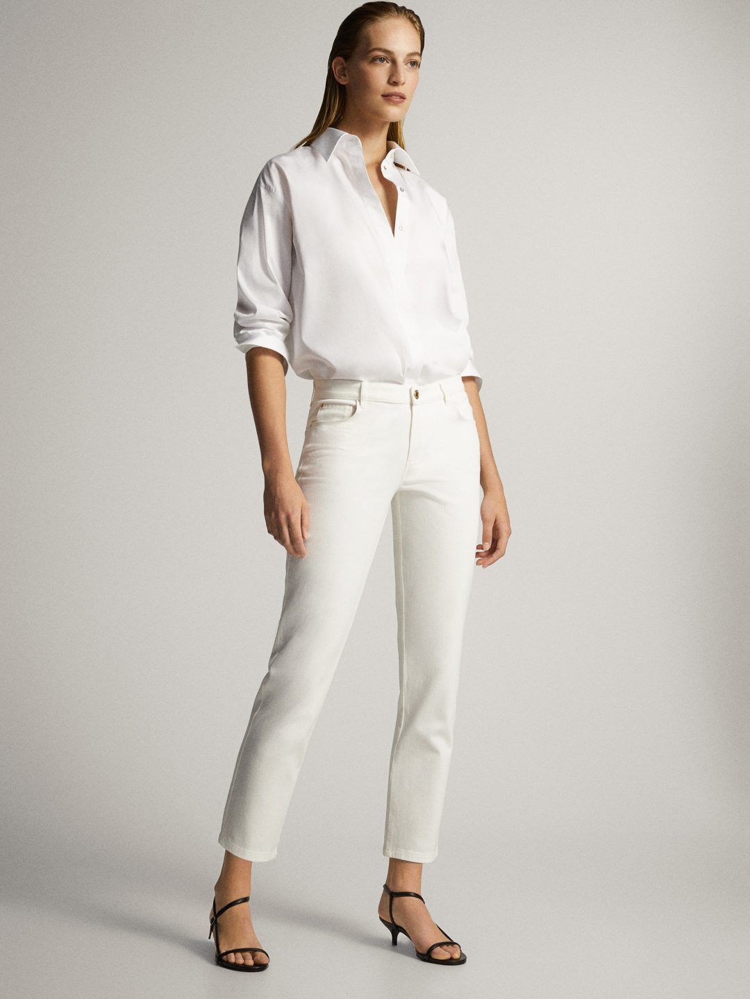 Massimo Dutti bijele traperice proljeće 2020.