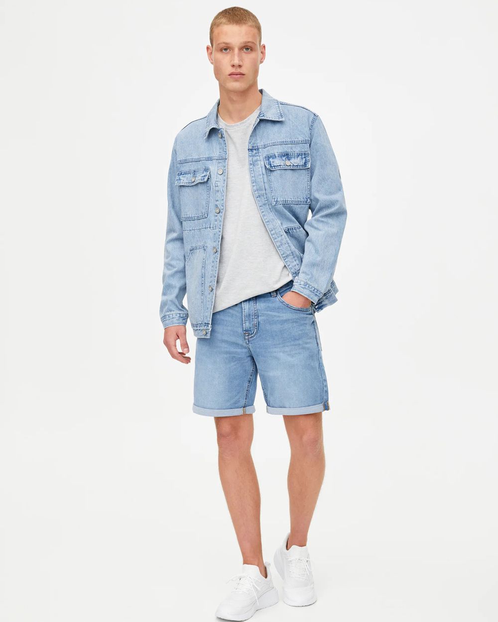 Pull&Bear bermude od trapera proljeće ljeto 2020 12