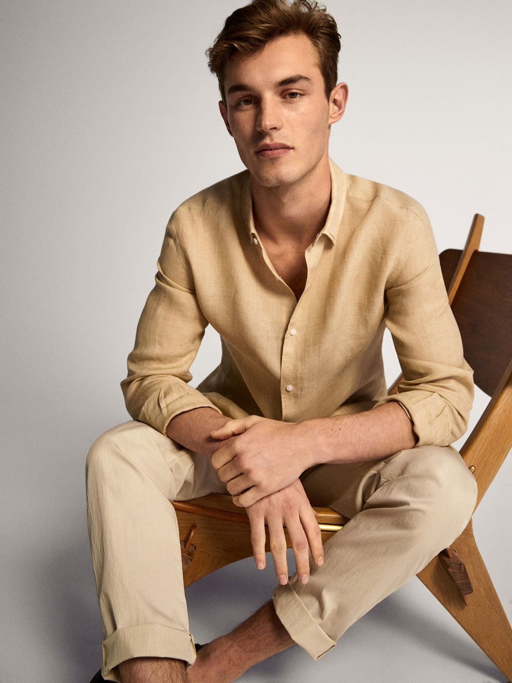 Massimo Dutti lanena košulja nova muška kolekcija ljeto 2020