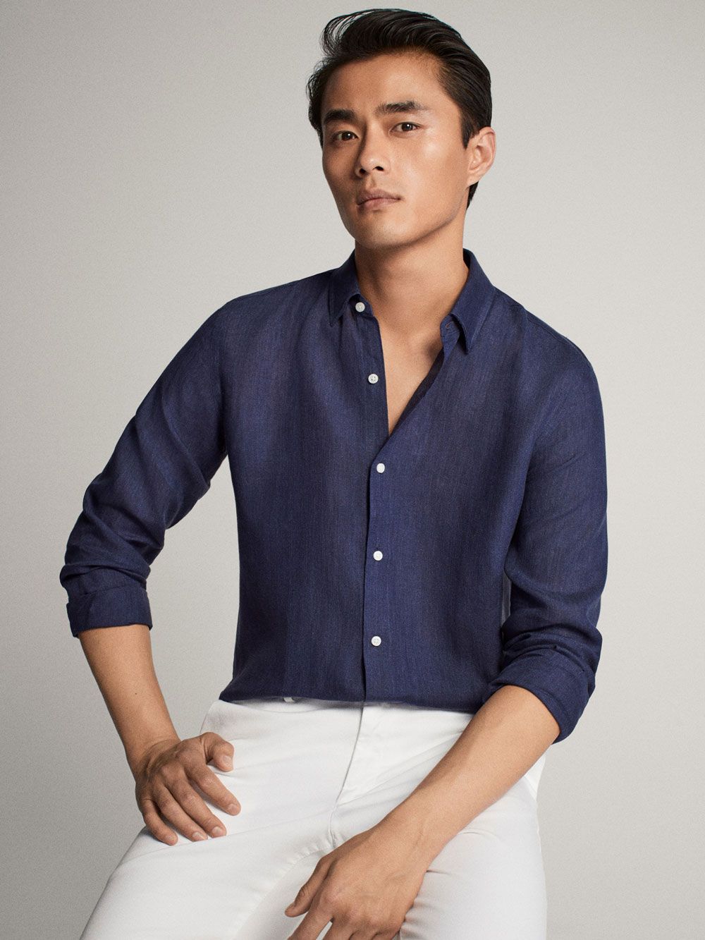 Massimo Dutti lanena košulja nova muška kolekcija ljeto 2020 2